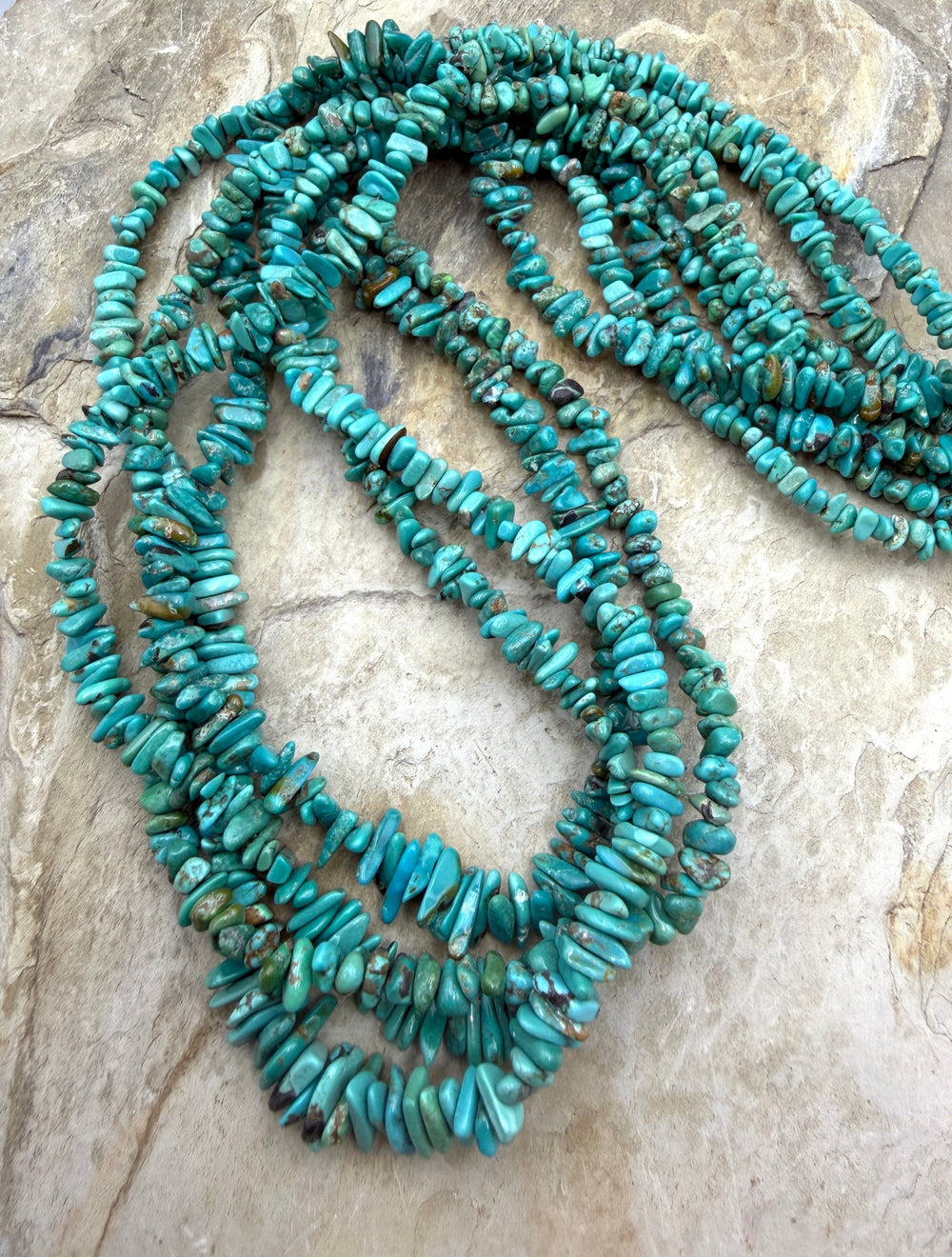 RARE Natural Carico Lake Turquoise (Nevada) 4-6mm Graduated
