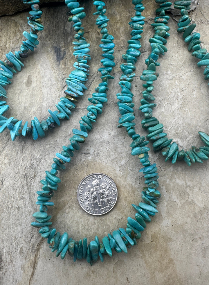 RARE NATURAL Carico Lake Turquoise (Nevada) Graduated 4-6mm
