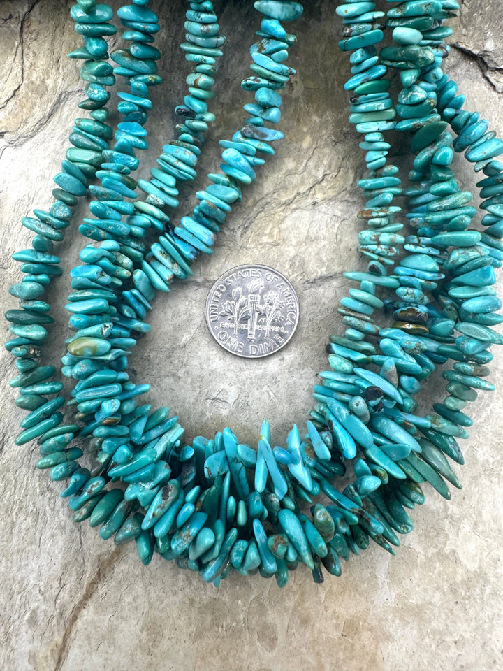 RARE NATURAL Carico Lake Turquoise (Nevada) Graduated 4-6mm