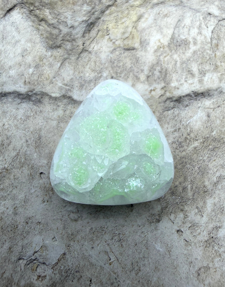 RARE Natural Gem Sillica Conception Del Oro Druzy Cabochon