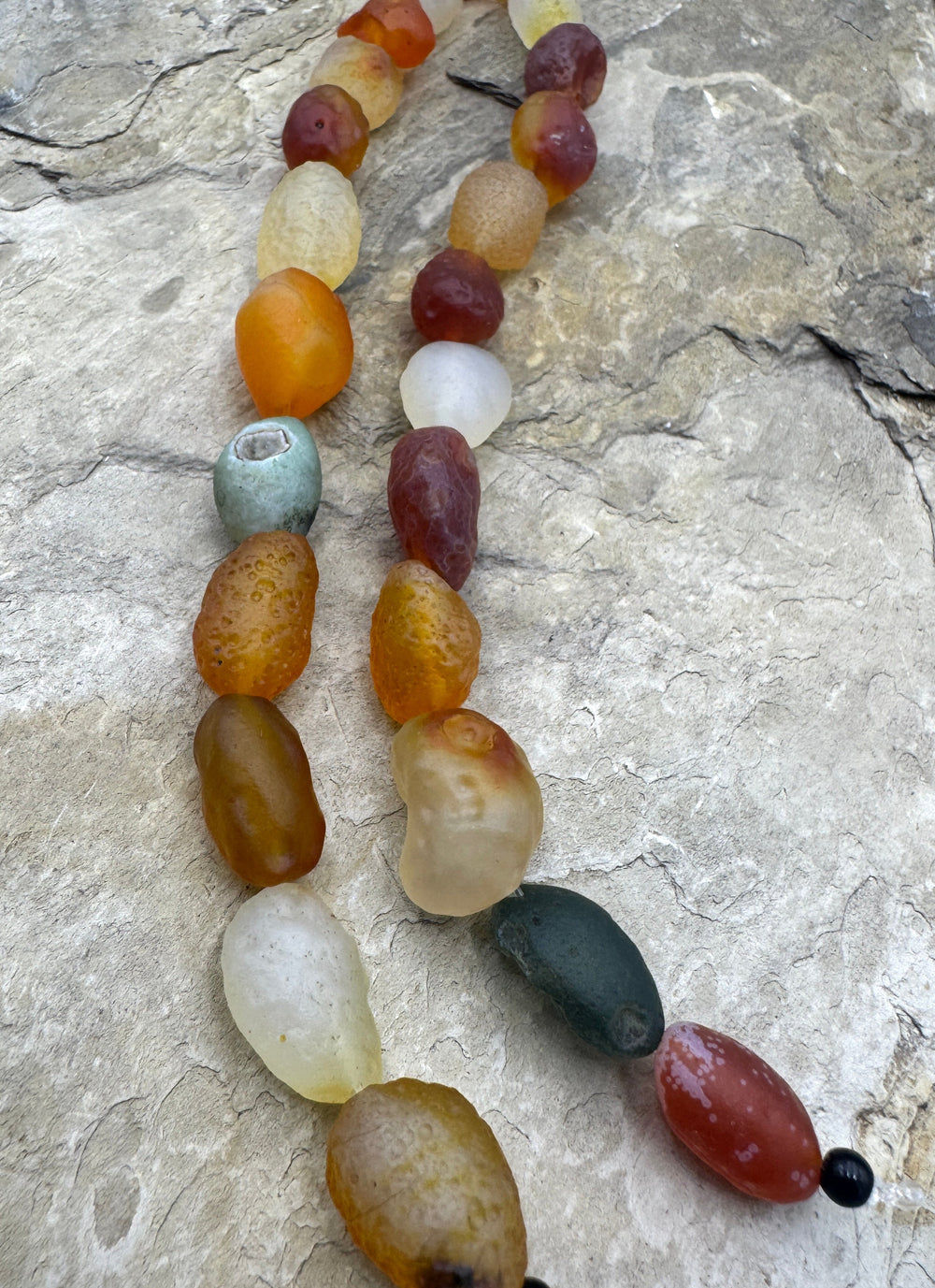 RARE Natural Gobi Dessert Agate irregular Beads