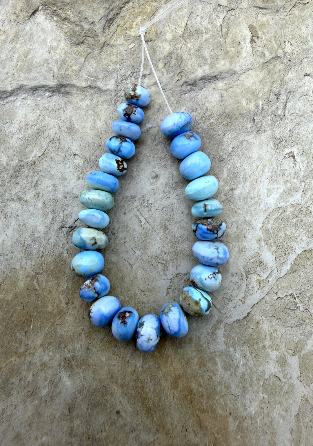 RARE Natural Golden Hills Turquoise (Kazakhstan) 4-4.5mm