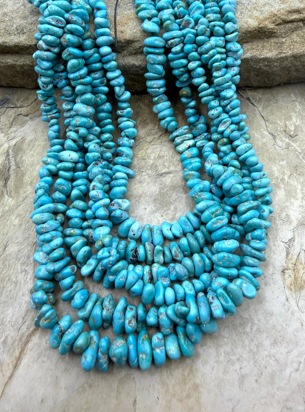 RARE NATURAL Lone Mountain Turquoise (Nevada) Graduated