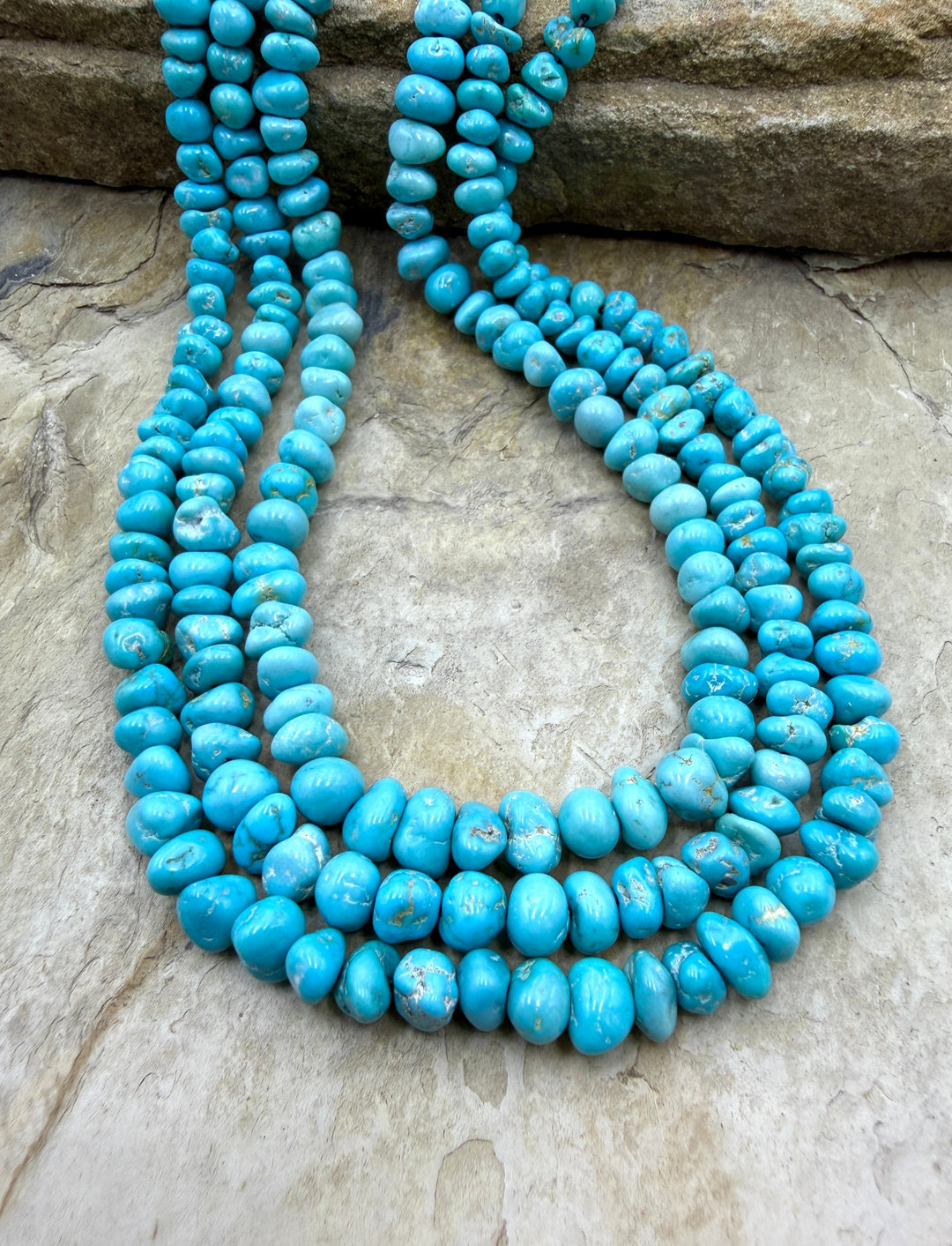 RARE NATURAL Lone Mountain Turquoise (Nevada) Graduated