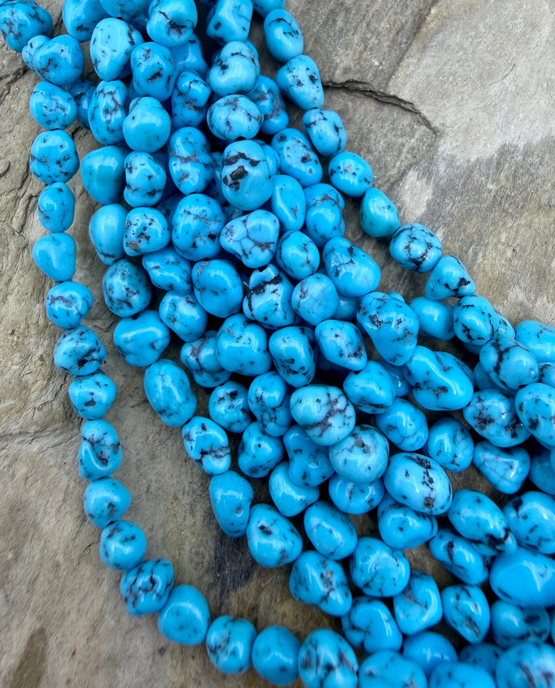 RARE Natural Spiderweb Sleeping Beauty Turquoise (AZ) 5-6mm