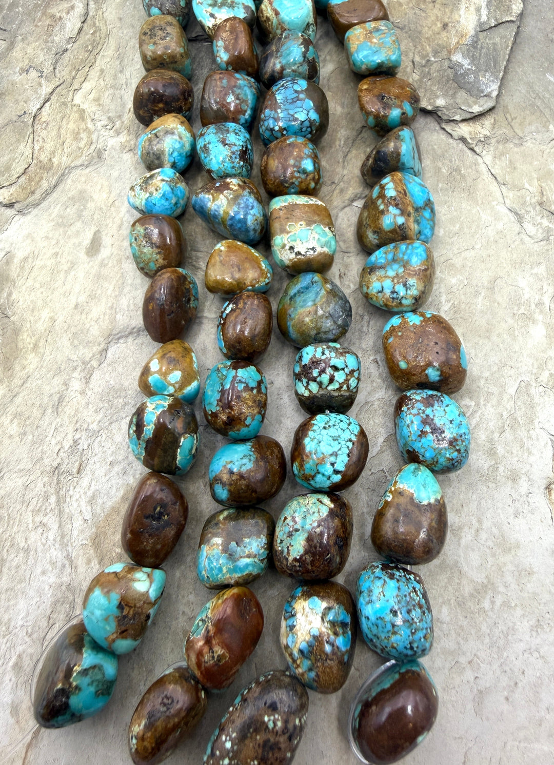 RARE Number 8 Turquoise (Nevada) 10-16mm Smooth Nugget