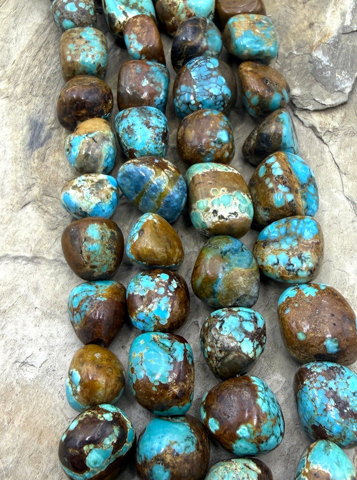 RARE Number 8 Turquoise (Nevada) 10-16mm Smooth Nugget