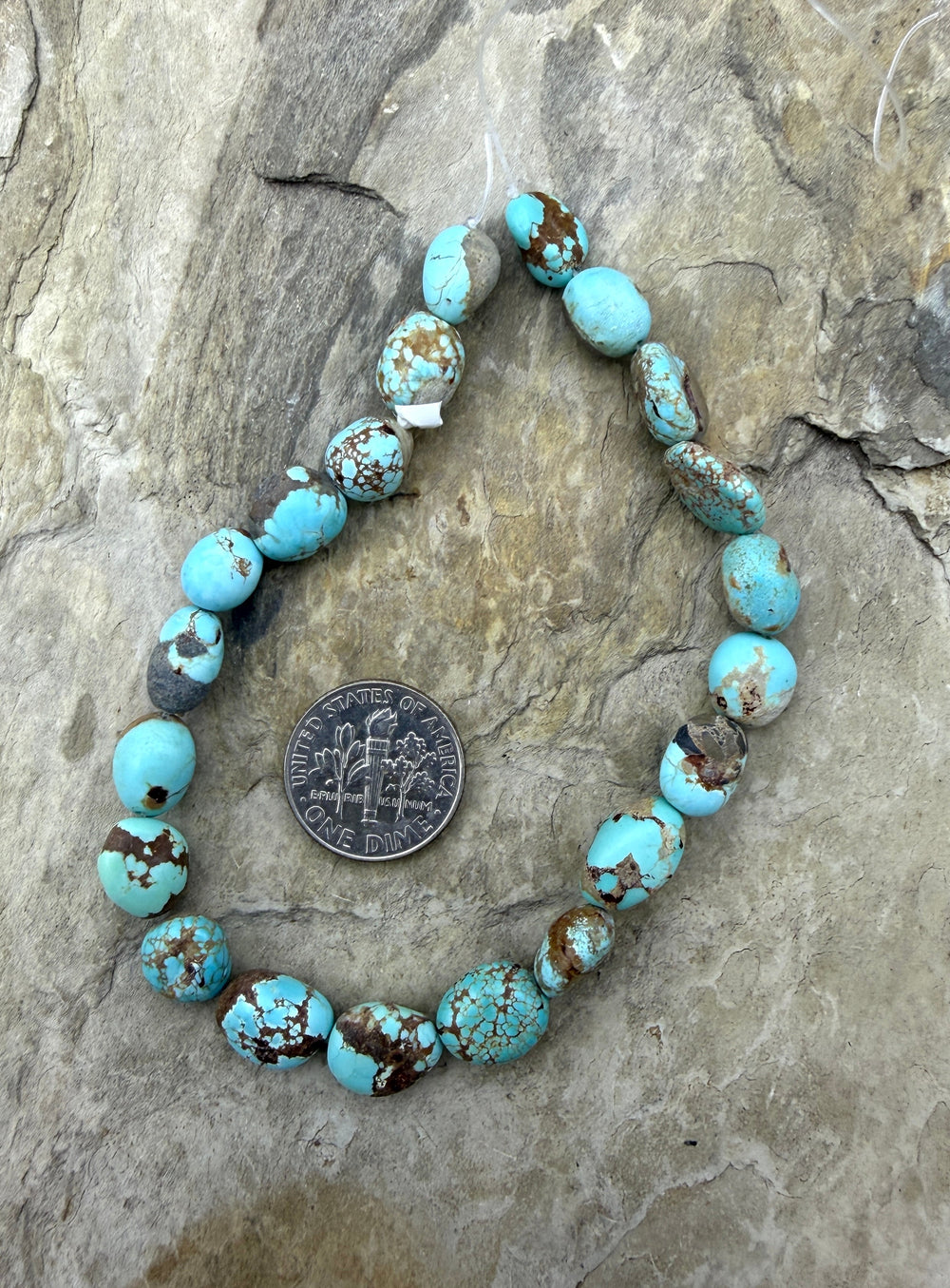 RARE Number 8 Turquoise (Nevada) 8-10mm Rounded Nugget