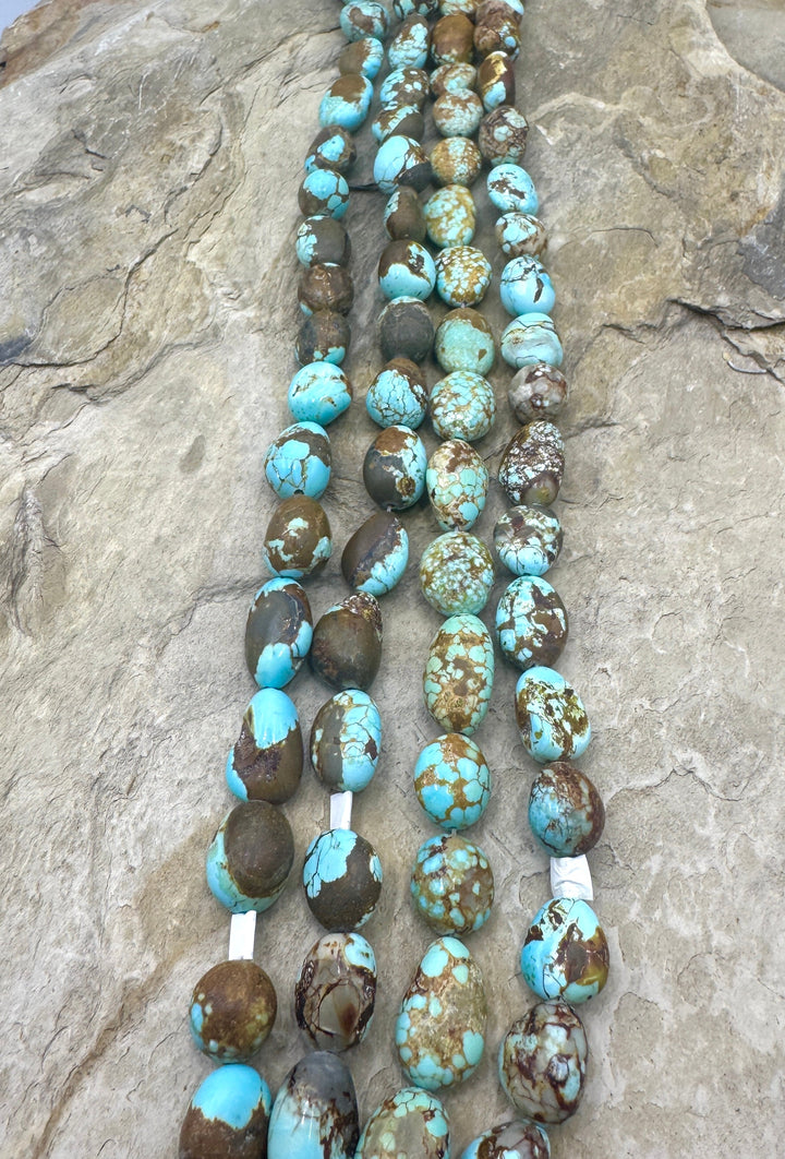 RARE Number 8 Turquoise (Nevada) 8x9-10x12mm Rounded Nugget