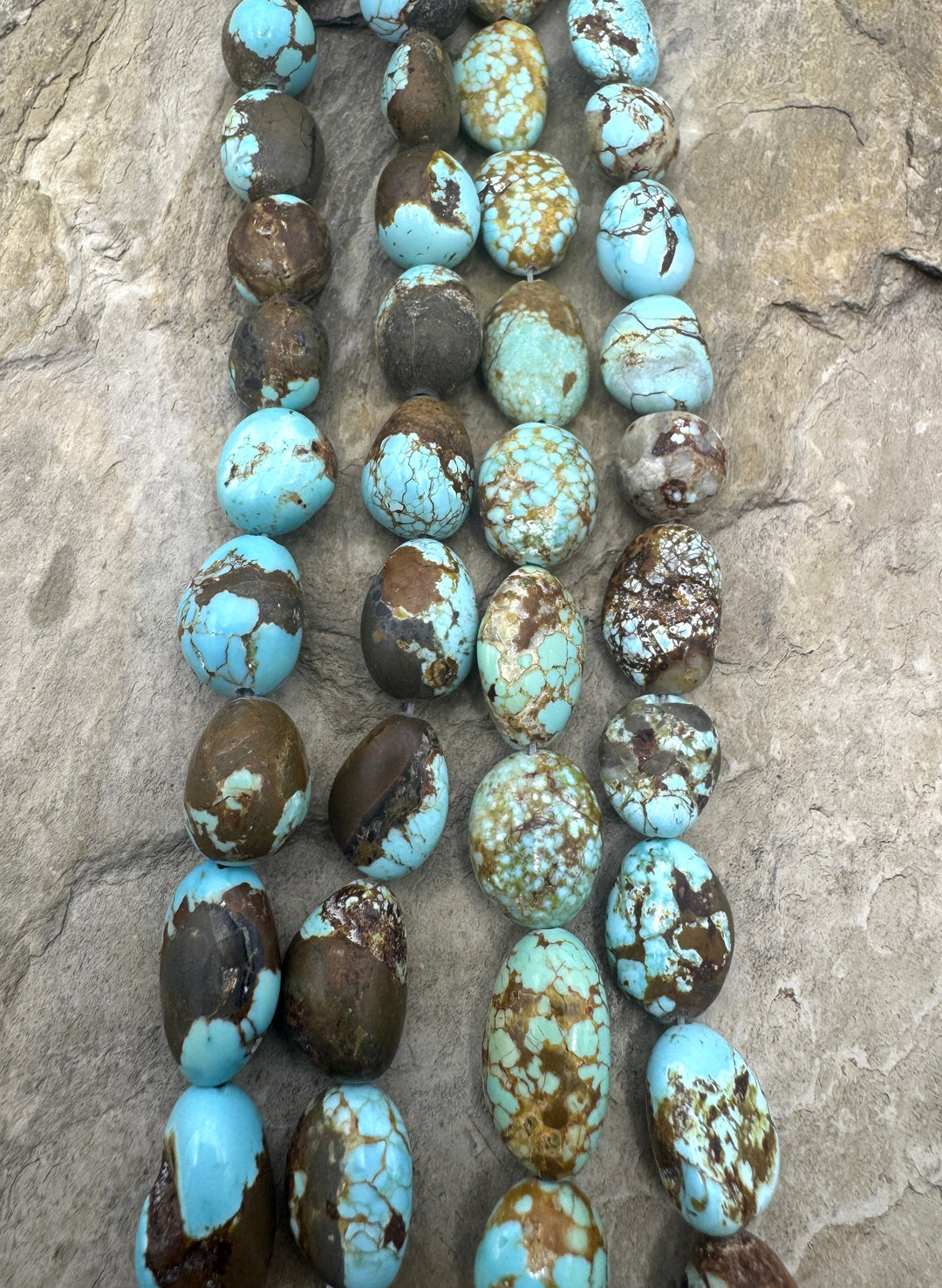 RARE Number 8 Turquoise (Nevada) 8x9-10x12mm Rounded Nugget