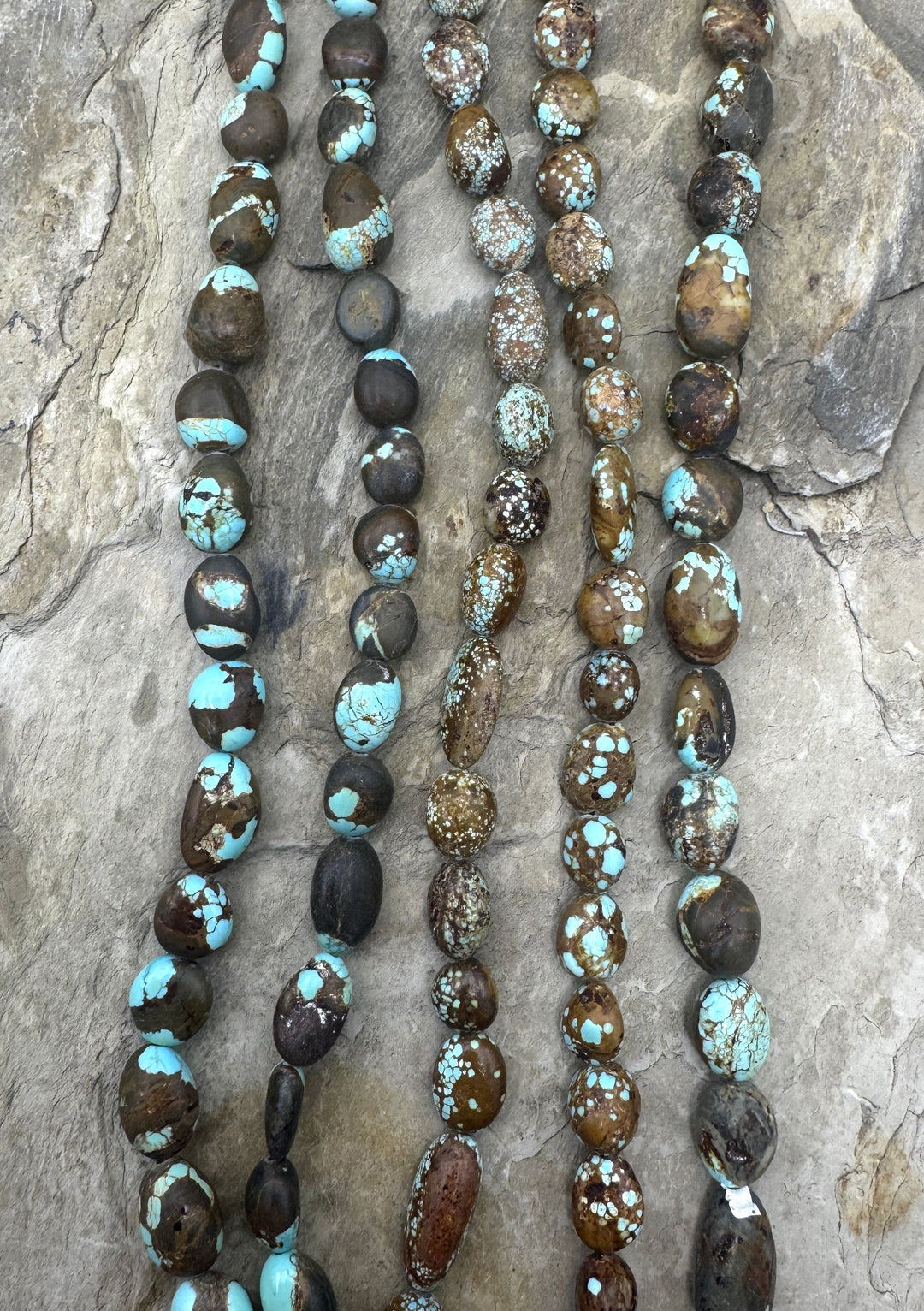 RARE Number 8 Turquoise (Nevada) B Grade 8x8-8x12mm Rounded