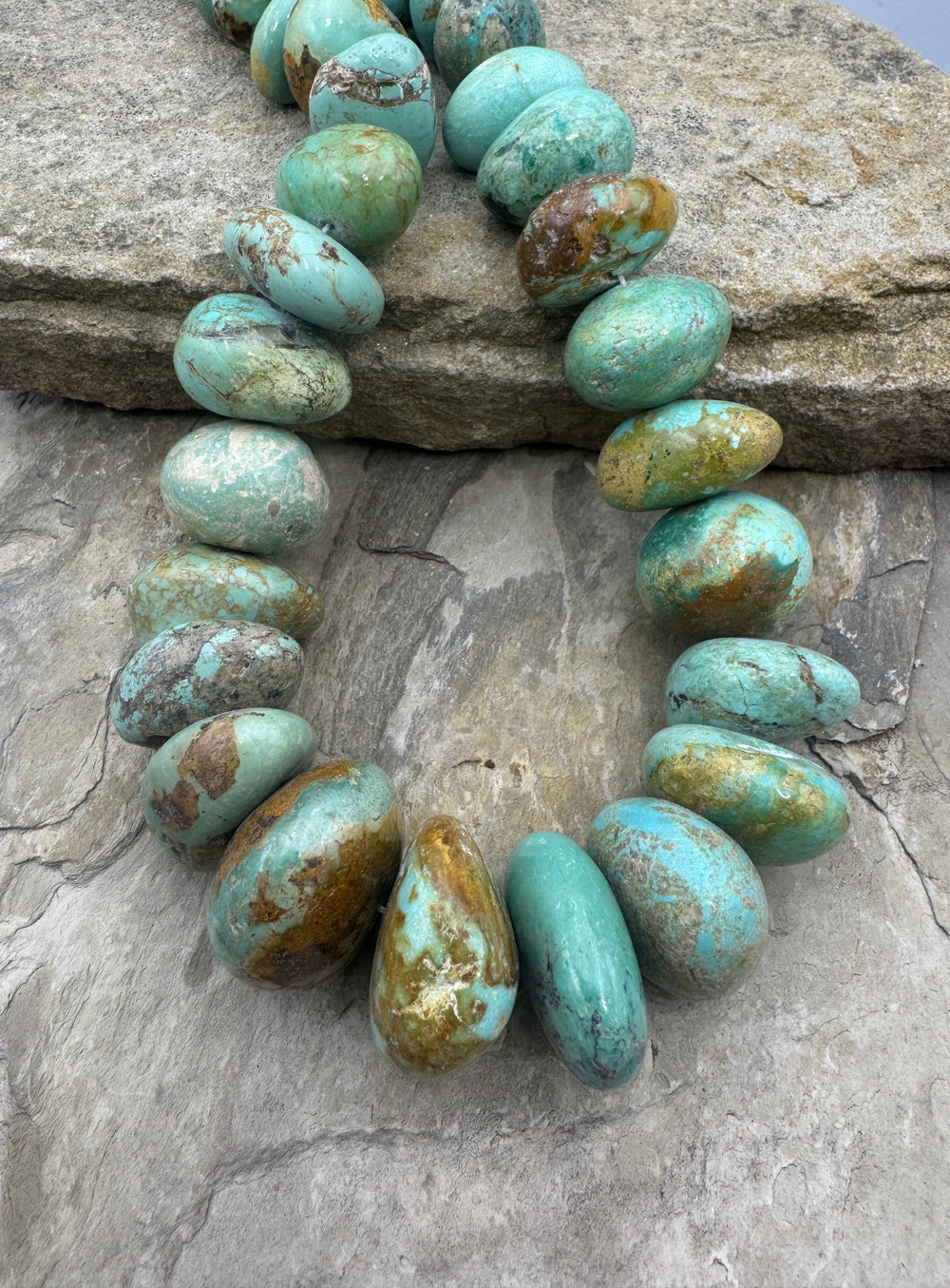 RARE Number 8 Turquoise (Nevada) BIG Chunky 15-28mm