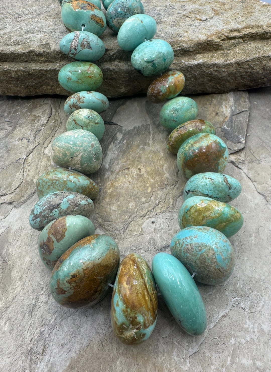 RARE Number 8 Turquoise (Nevada) BIG Chunky 15-28mm