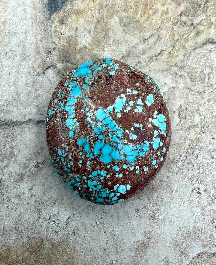 RARE Number 8 Turquoise (Nevada) BIG Focal Pendant Bead