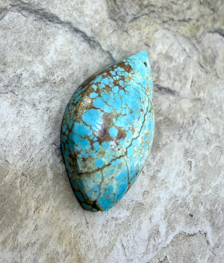 RARE Number 8 Turquoise (Nevada) Focal Pendant Bead