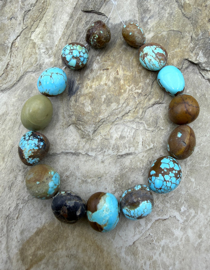 RARE Number 8 Turquoise (Nevada) Graduated (12-13x15mm)