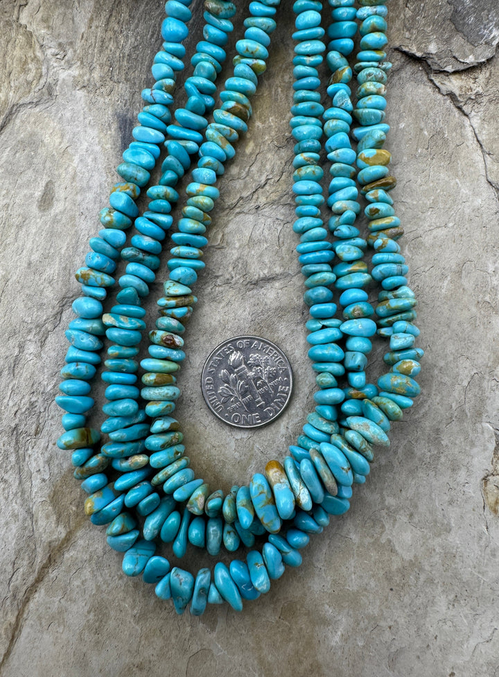 RARE Number 8 Turquoise (Nevada) Graduated 4 6mm