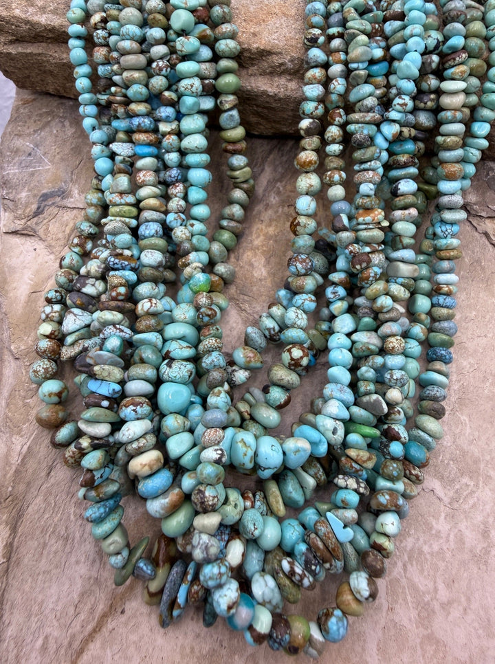 RARE Number 8 Turquoise (Nevada) Graduated 4-6mm Nugget