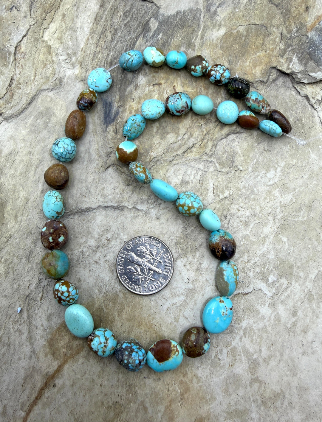 RARE Number 8 Turquoise (Nevada) Graduated (6x7-7x9mm)