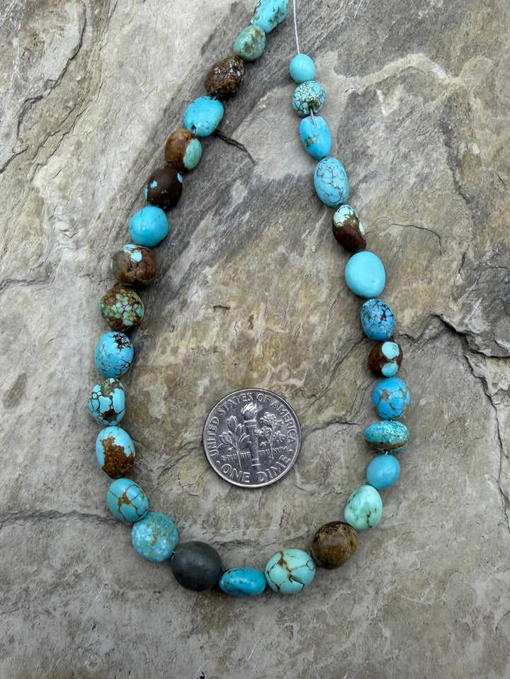RARE Number 8 Turquoise (Nevada) Graduated (6x7-7x9mm)