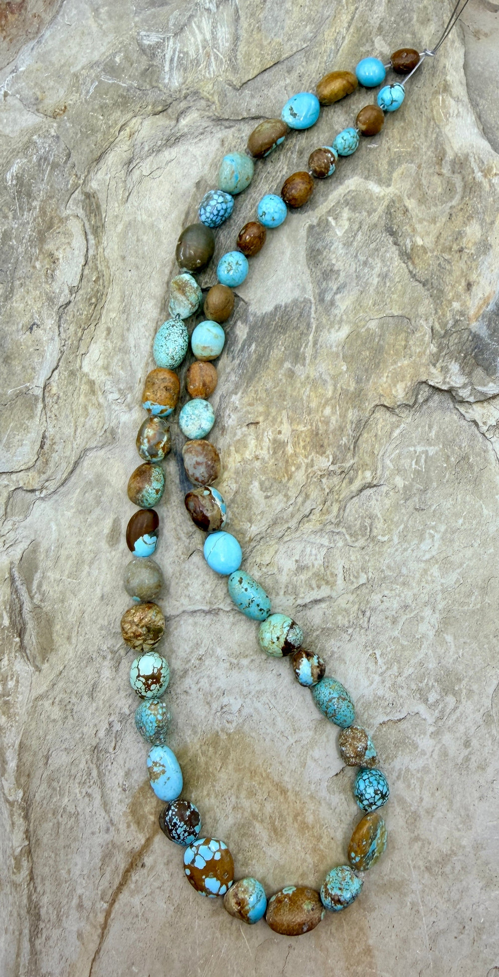 RARE Number 8 Turquoise (Nevada) Graduated Round Nugget