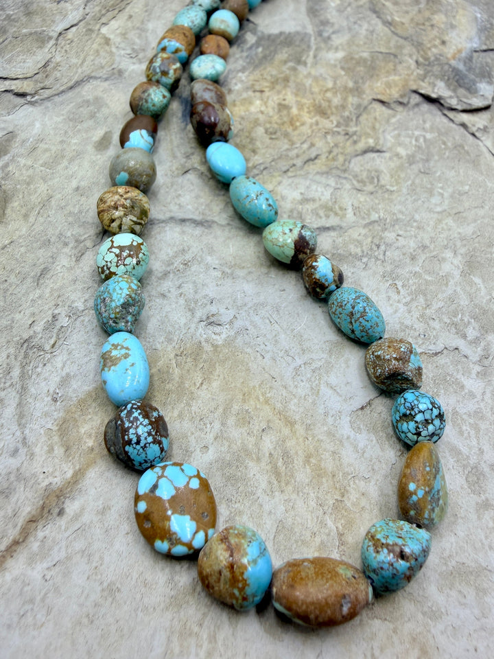 RARE Number 8 Turquoise (Nevada) Graduated Round Nugget