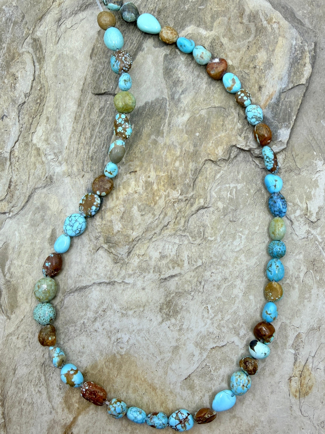 RARE Number 8 Turquoise (Nevada) Graduated Round Nugget