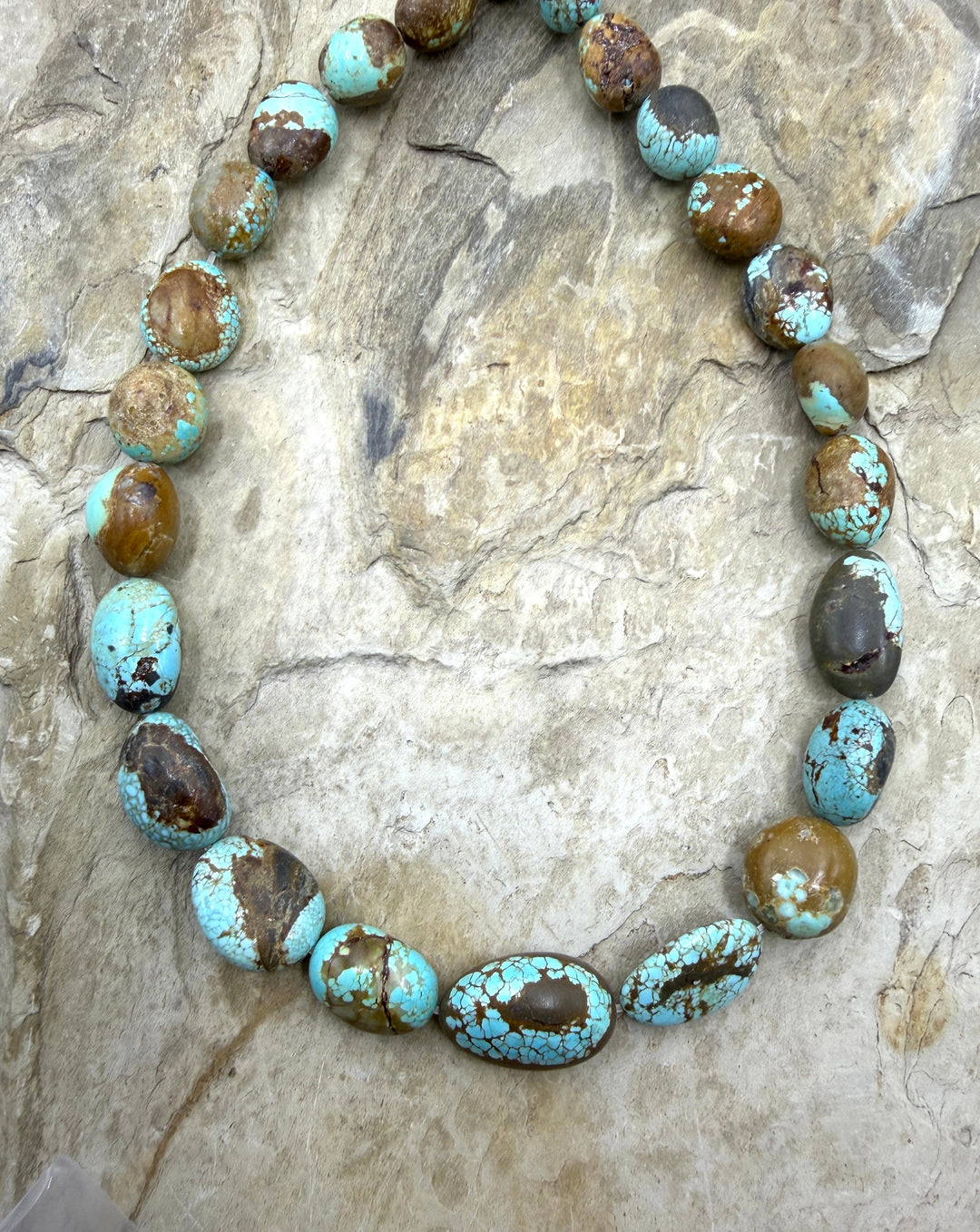 RARE Number 8 Turquoise (Nevada) Graduated Rounded Nugget