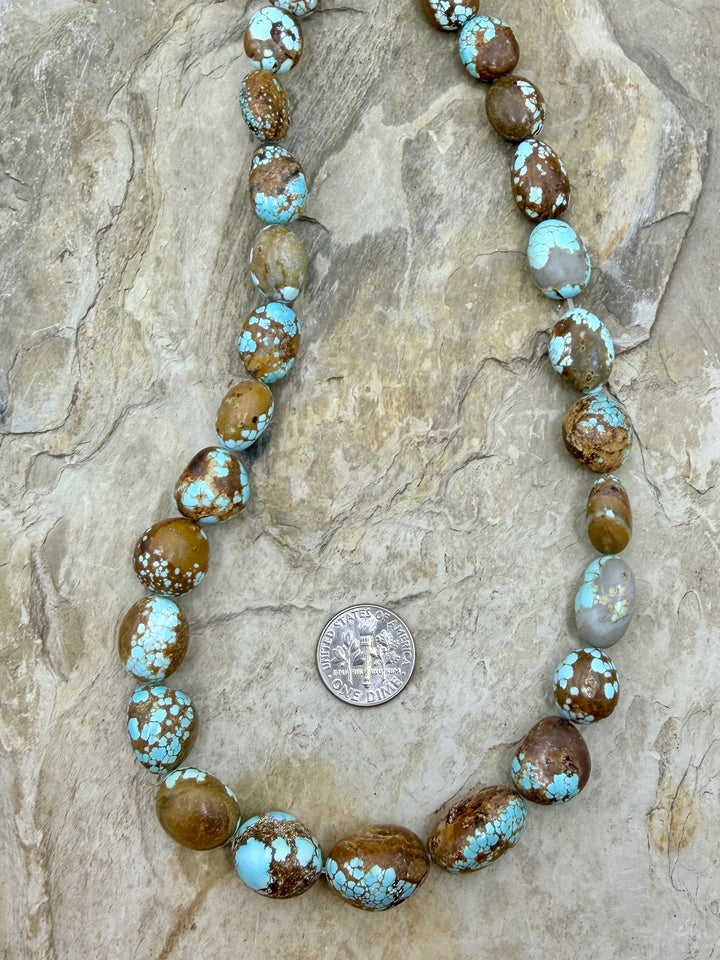 RARE Number 8 Turquoise (Nevada) Graduated Rounded Nugget