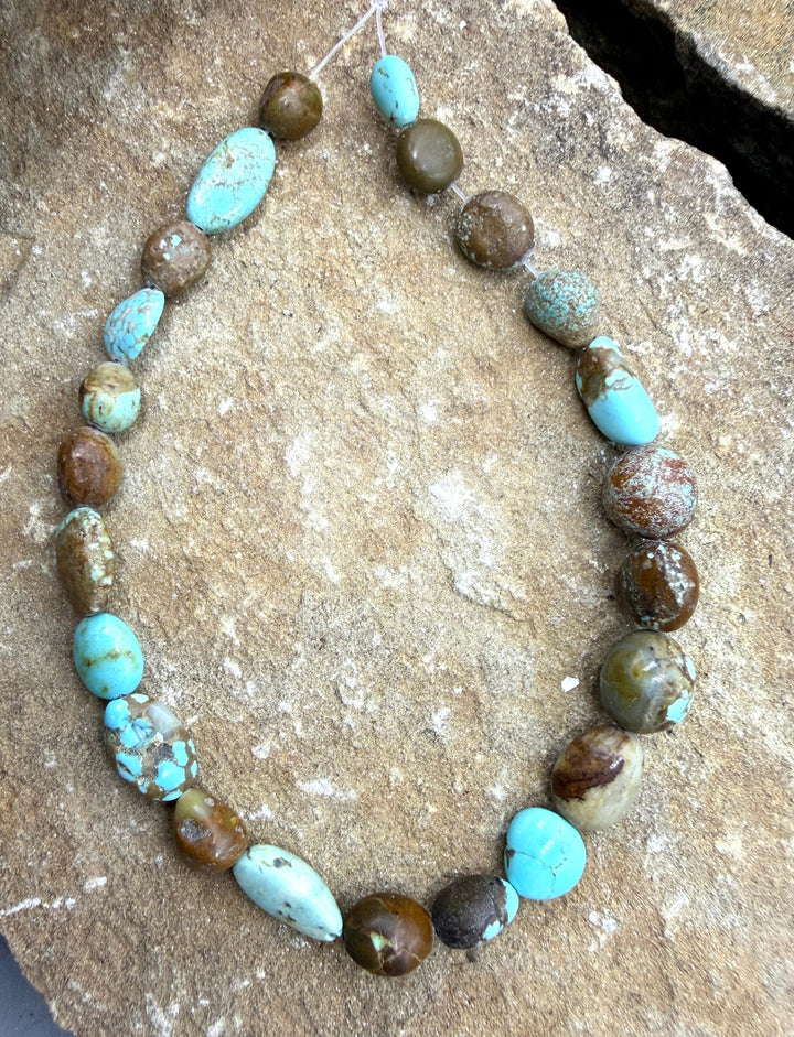 RARE Number 8 Turquoise (Nevada) Graduated Rounded Nugget