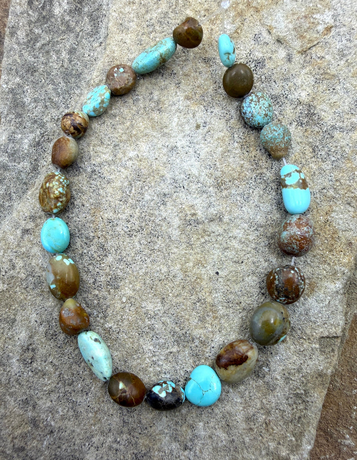 RARE Number 8 Turquoise (Nevada) Graduated Rounded Nugget