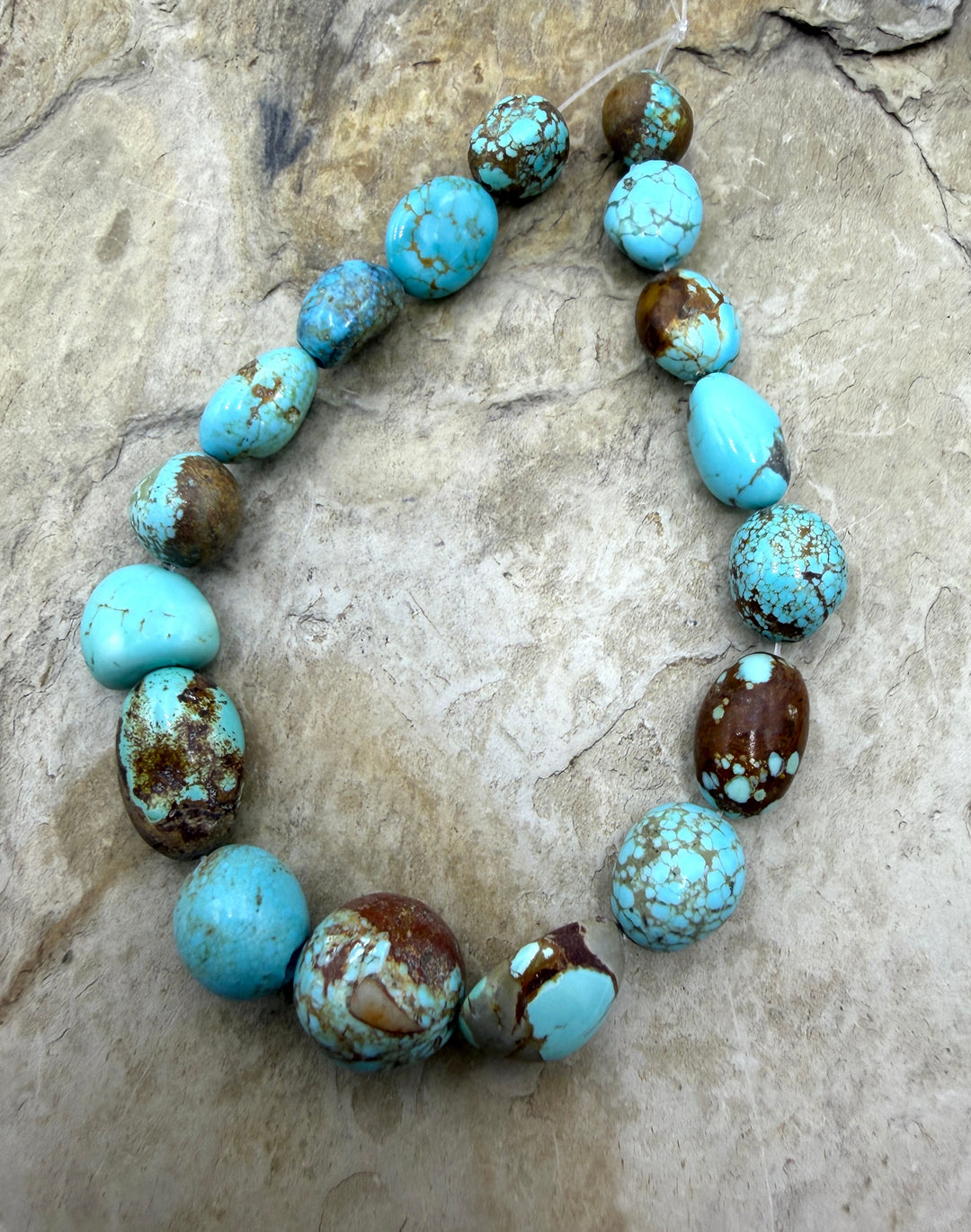 RARE Number 8 Turquoise (Nevada) HUGE Graduated