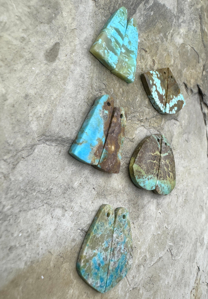RARE Number 8 Turquoise (Nevada) Matching SMALL Earring