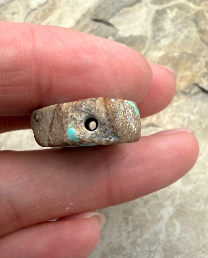RARE Number 8 Turquoise (Nevada) Slab Beads (Large Hole)