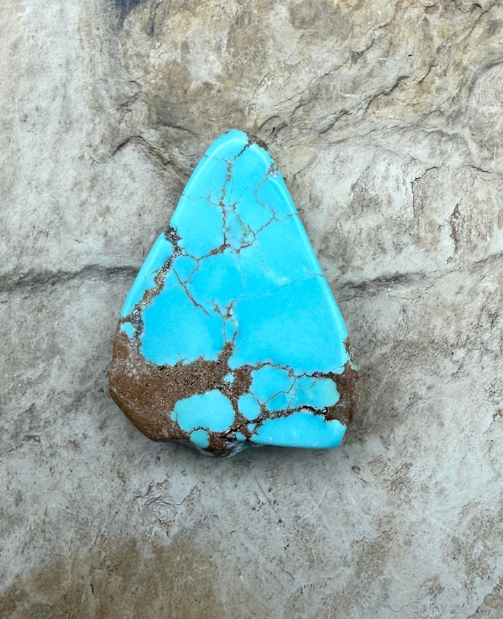 RARE Number 8 Turquoise (Nevada) Slab Beads (Large Hole)