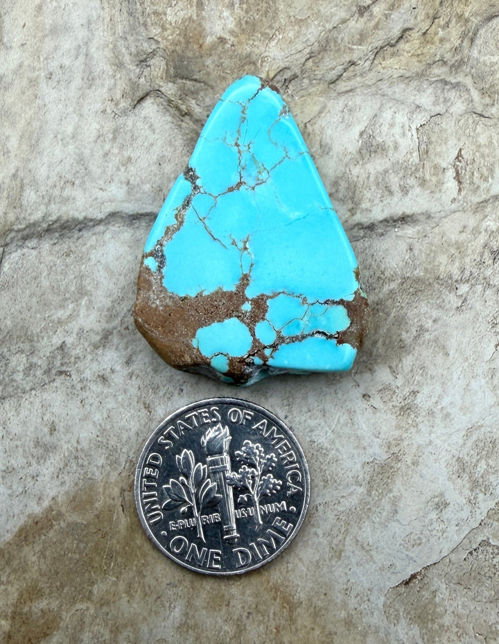 RARE Number 8 Turquoise (Nevada) Slab Beads (Large Hole)