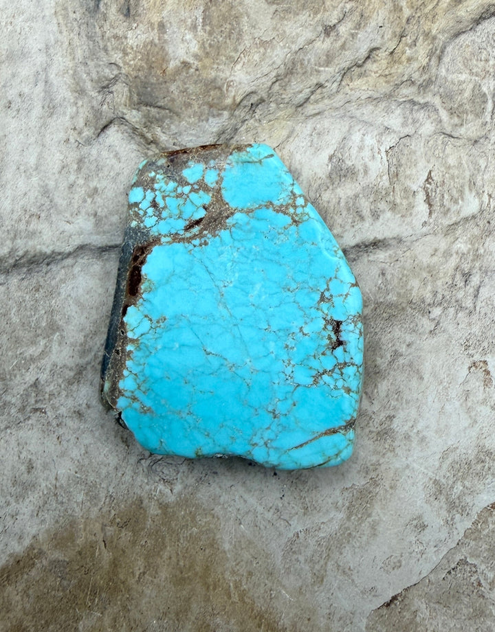 RARE Number 8 Turquoise (Nevada) Slab Beads (Large Hole)