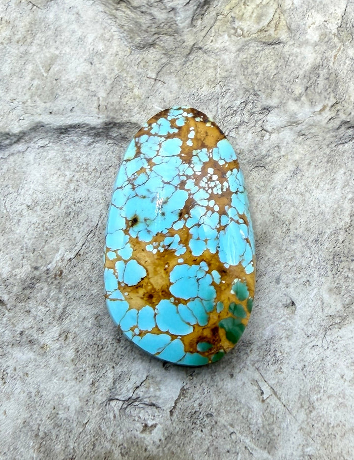RARE Number 8 Turquoise (Nevada) Small Freeform Cabochon