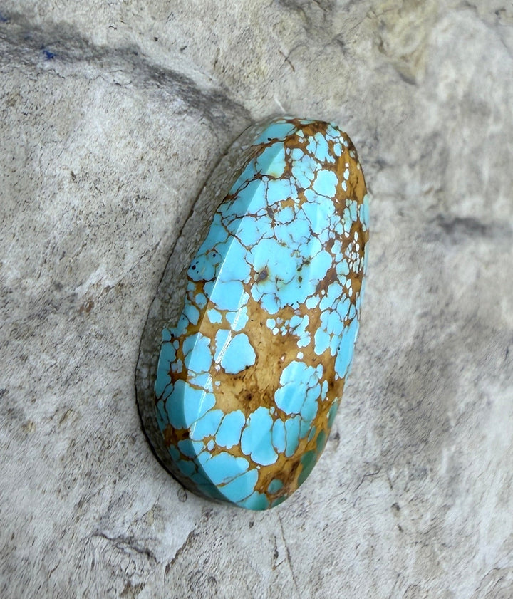 RARE Number 8 Turquoise (Nevada) Small Freeform Cabochon