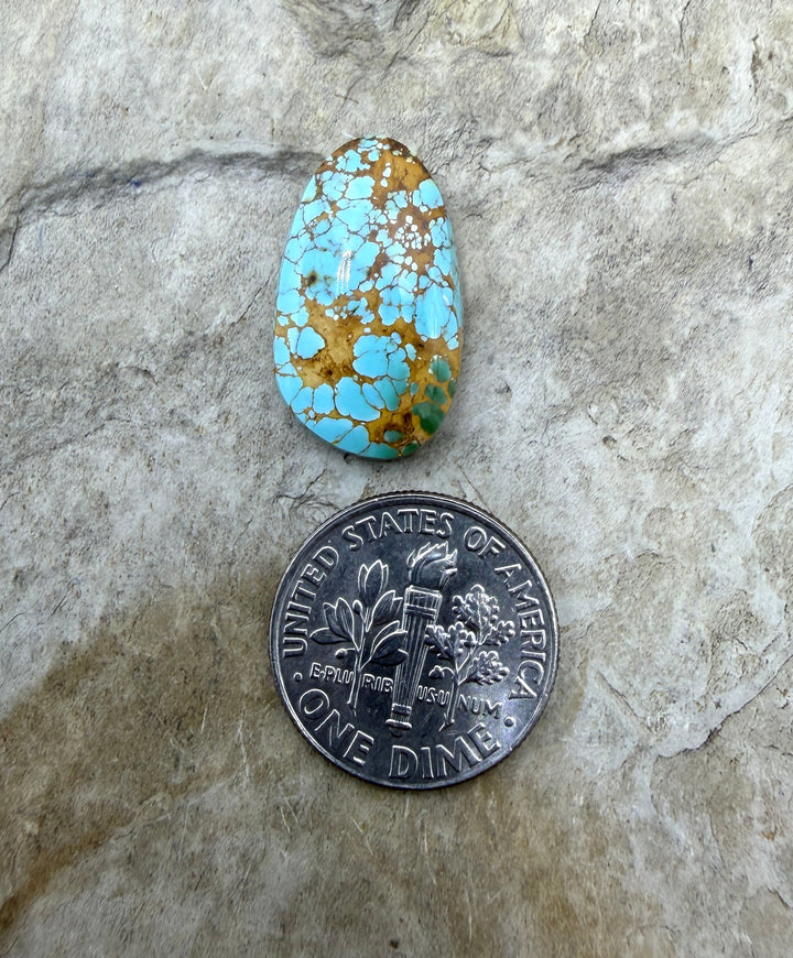 RARE Number 8 Turquoise (Nevada) Small Freeform Cabochon