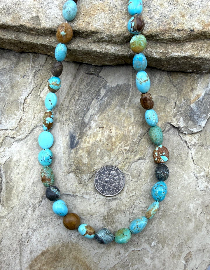 RARE Number 8 Turquoise (Nevada) Smooth Rounded Nugget