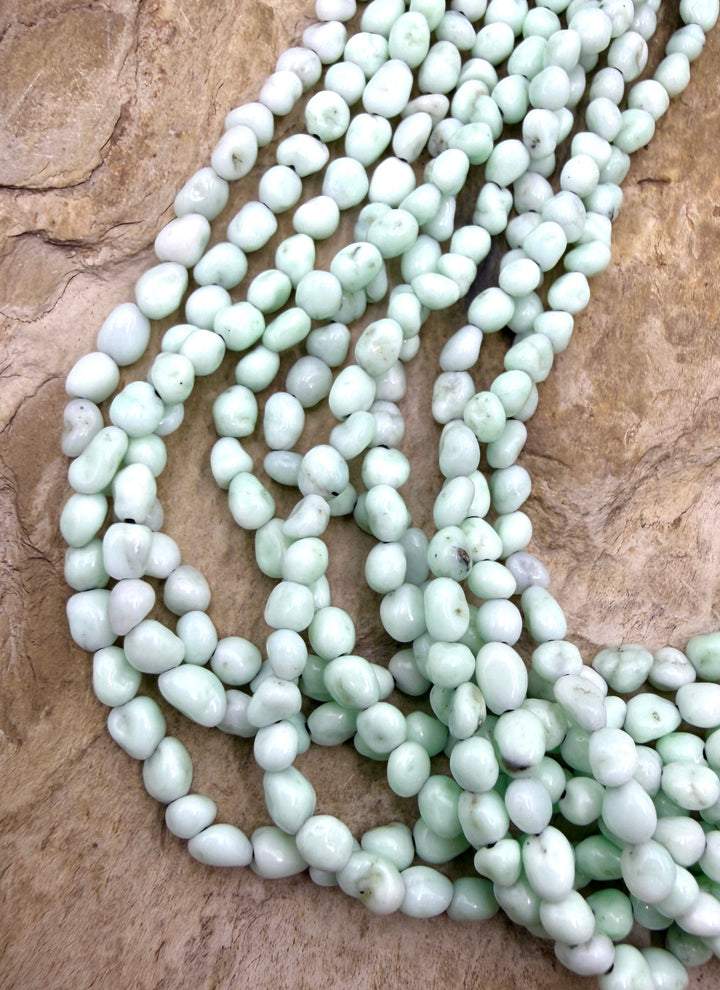 RARE Paloma Variscite (Mexico) 3.5-4mm Smooth Rounded