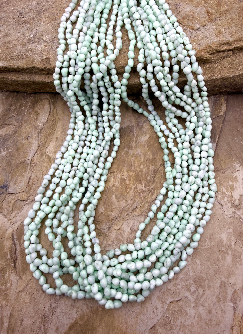 RARE Paloma Variscite (Mexico) 3.5-4mm Smooth Rounded