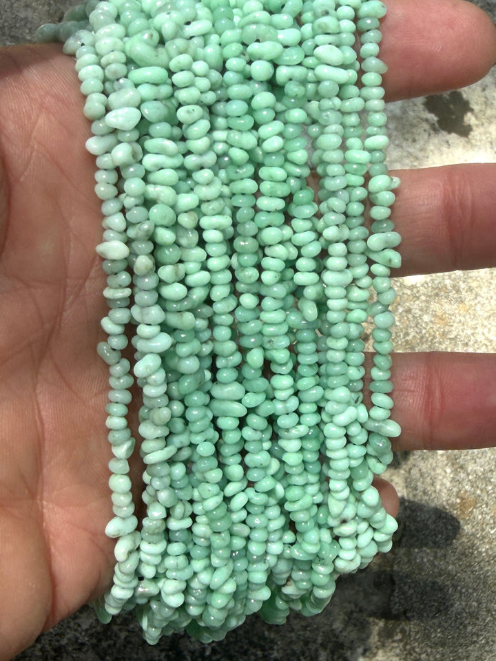 RARE Paloma Variscite (Mexico) Samll Nugget Beads 3-4mm