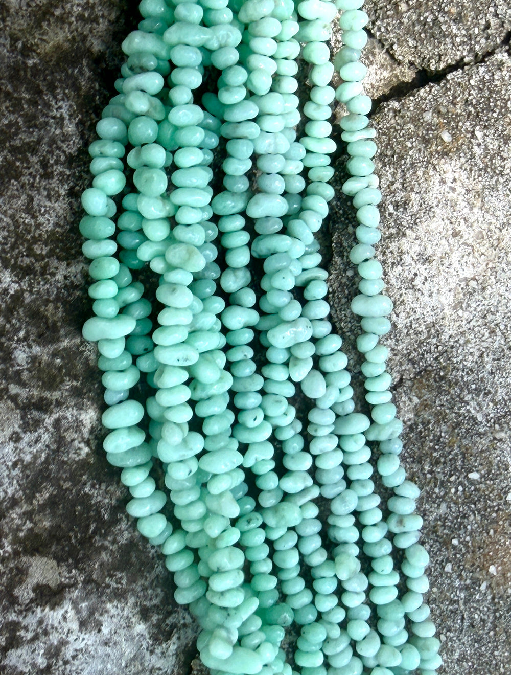 RARE Paloma Variscite (Mexico) Samll Nugget Beads 3-4mm