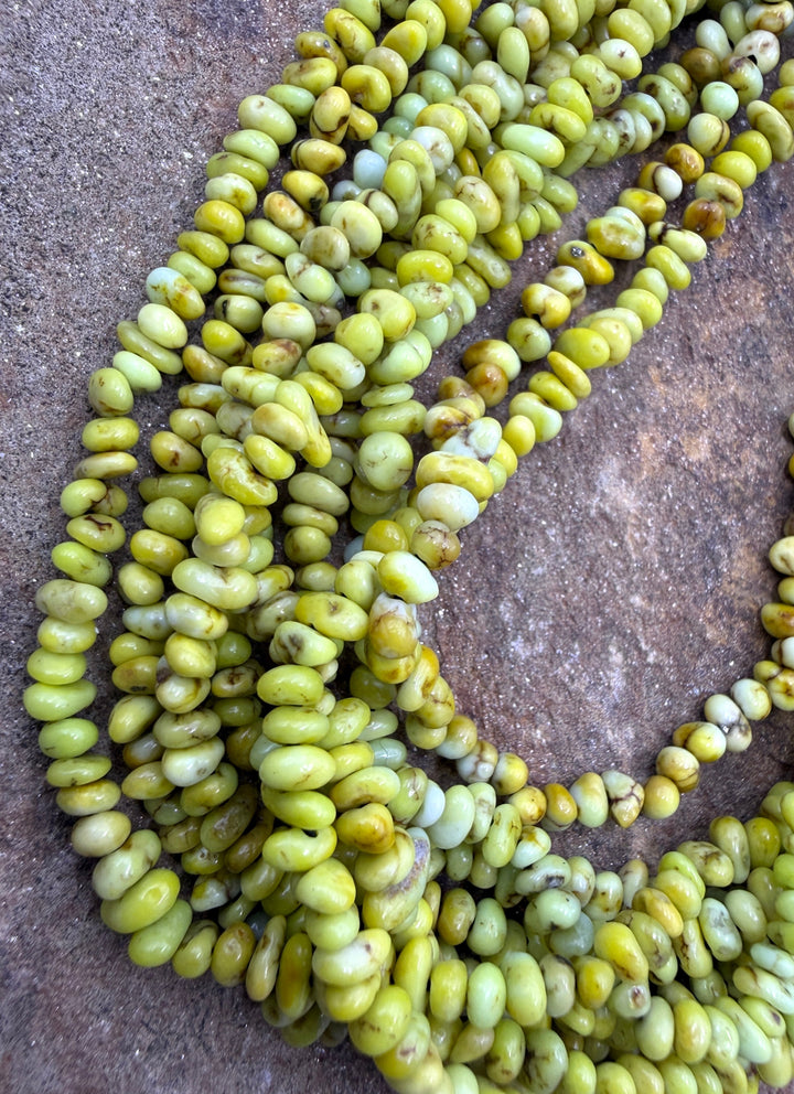 RARE Palomino Variscite 3-4mm Smooth Nugget Bead (Lighter