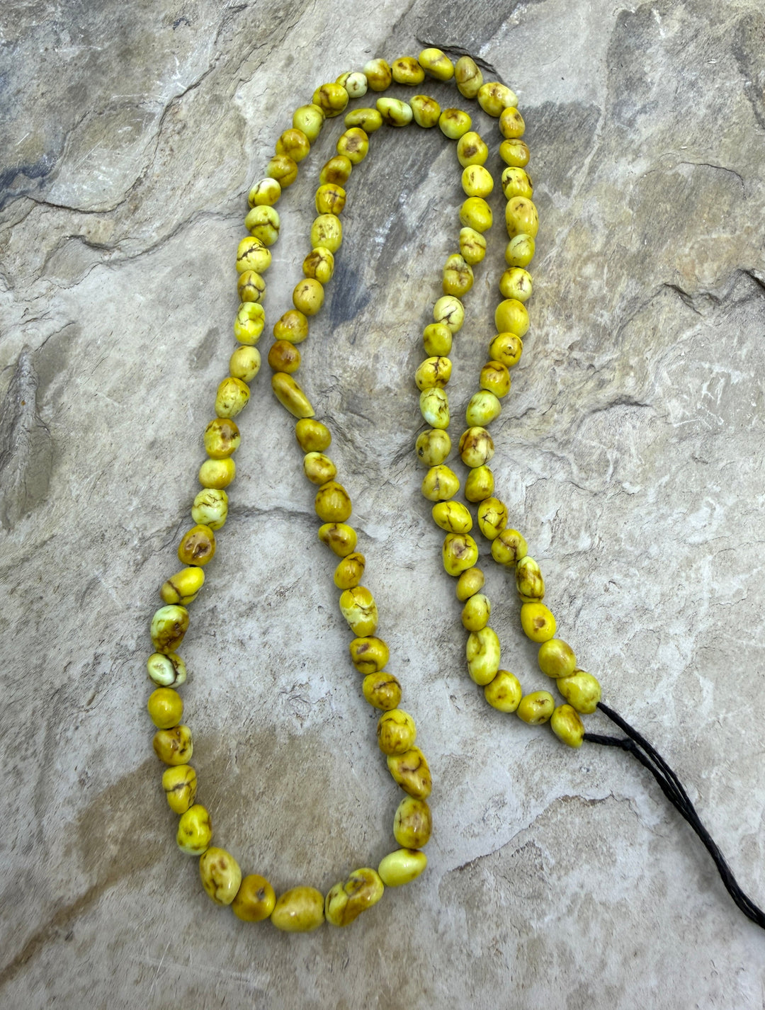 RARE Palomino Variscite 5mm Smooth Nugget Beads 18 Inch