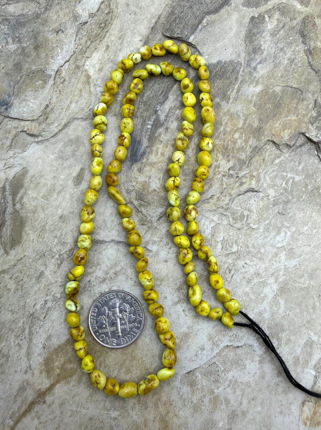 RARE Palomino Variscite 5mm Smooth Nugget Beads 18 Inch