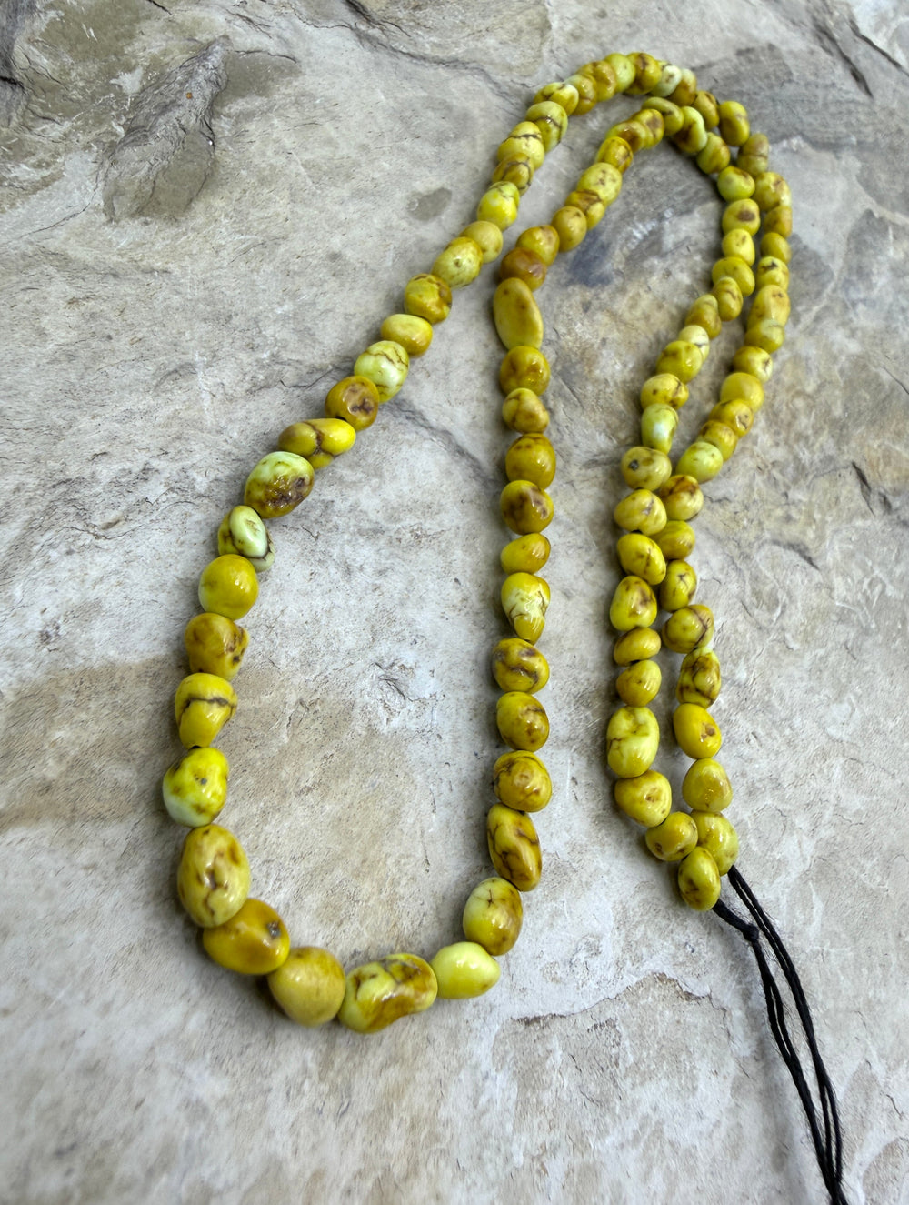 RARE Palomino Variscite 5mm Smooth Nugget Beads 18 Inch