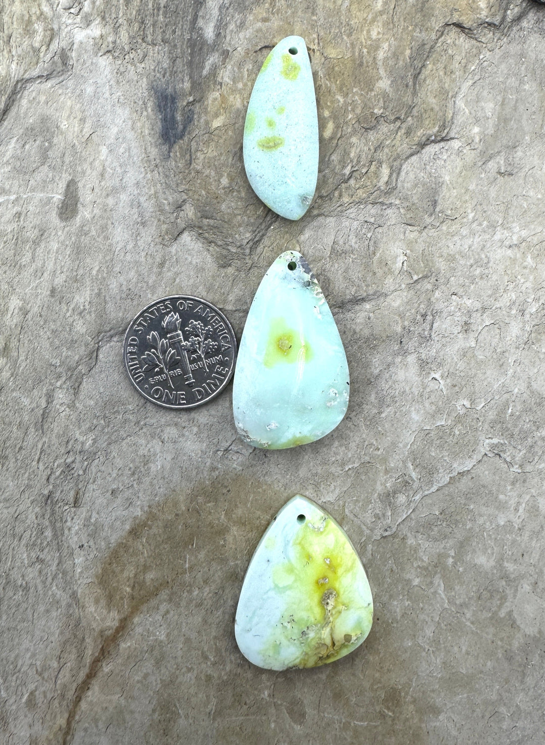 RARE Palomino Variscite Focal Pendant Bead Select One Stone